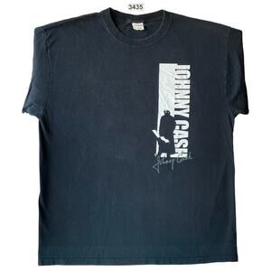 Jerzees Men’s Short Sleeve T-shirt size L, Black,Johnny Cash Reno Aces News RN&R